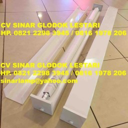 Kap Lampu GMS 1 x 36 Watt Acrylic Susu